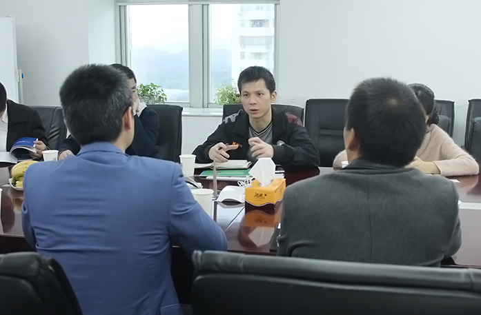 羅湖區科創局副局長一行蒞臨公司參觀指導工作
